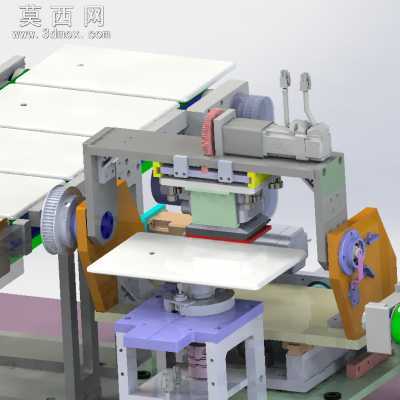 苹果手机平板电脑外壳圆弧面打磨机设备 3D模型