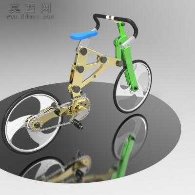 DIY可调节的自行车设计模型,采用中望3D的CAD软件设计的,保存格式Z3。 3D模型中望3D,Z3