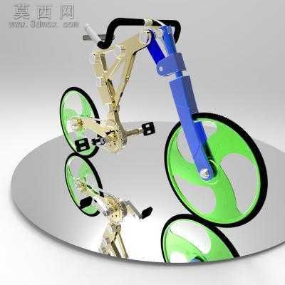 DIY可调节的自行车设计模型,采用中望3D的CAD软件设计的,保存格式Z3。 3D模型中望3D,Z3