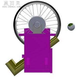 网球发球机模型 3D模型