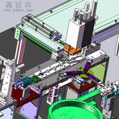 电池焊接设备 3D模型