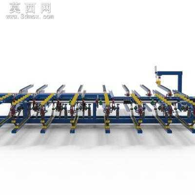 木材工业输送机 3D模型