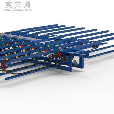 木材工业输送机 3D模型