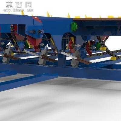 木材工业输送机 3D模型