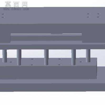 管类冲孔模具 3D模型