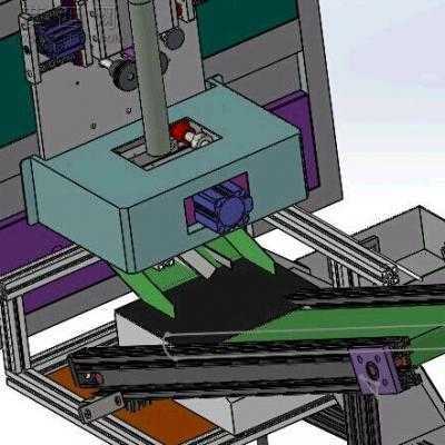 全自动化螺丝包装机 3D模型