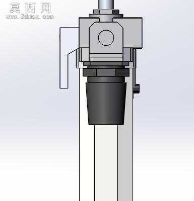压缩空气压力控制和油水分离器 3D模型
