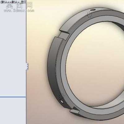 DHA和DHR精密锁紧螺母全系列 3D模型