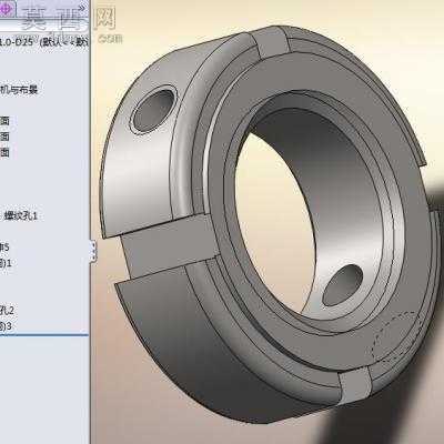 DHA和DHR精密锁紧螺母全系列 3D模型