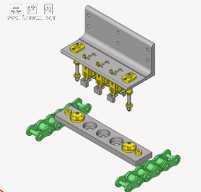 带定位功能的卡盘机构 3D模型