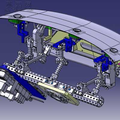 汽车后盖外板涂胶抓手 3D模型,3DXML