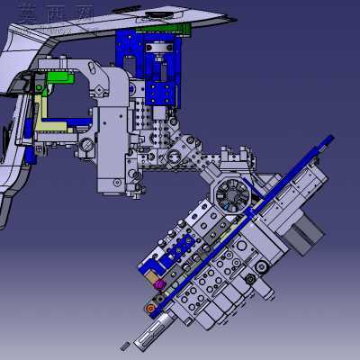 汽车后盖外板涂胶抓手 3D模型,3DXML