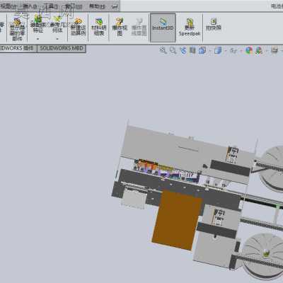 自动化电池包装机 3D模型