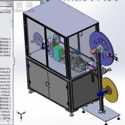 连接器自动裁切包装机 3D模型