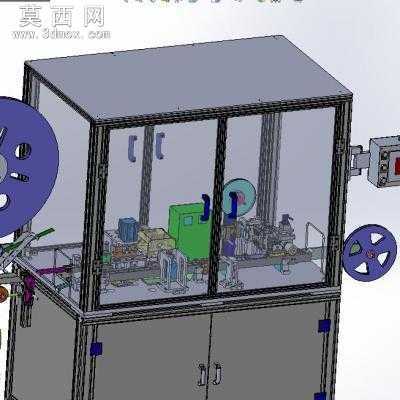 连接器自动裁切包装机 3D模型