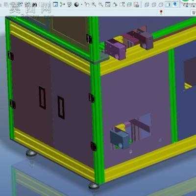 非标自动化设备钣金外观造型设计 3D模型设计,