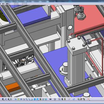 复杂汽车发动机缸自动化生产线总设计 3D模型
