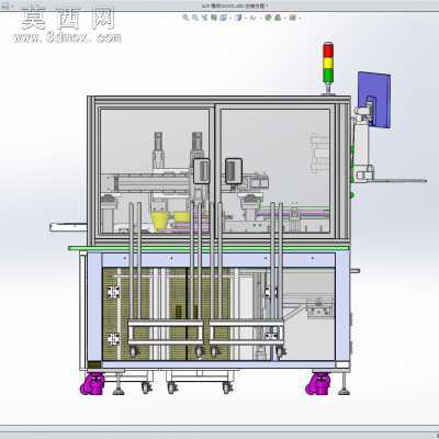 fpc软板自动化钢压设计(3D文档+keyshot渲染) 3D模型