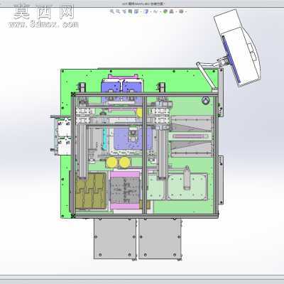 fpc软板自动化钢压设计(3D文档+keyshot渲染) 3D模型