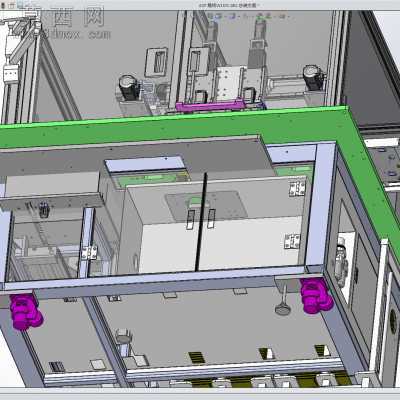 fpc软板自动化钢压设计(3D文档+keyshot渲染) 3D模型