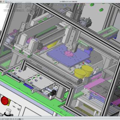fpc软板自动化钢压设计(3D文档+keyshot渲染) 3D模型