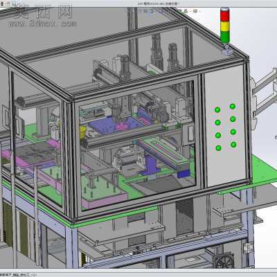 fpc软板自动化钢压设计(3D文档+keyshot渲染) 3D模型