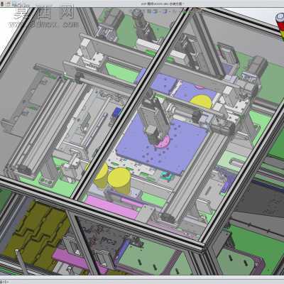 fpc软板自动化钢压设计(3D文档+keyshot渲染) 3D模型