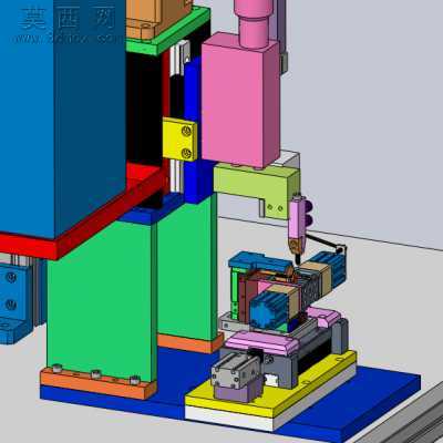 电阻焊接机 3D模型