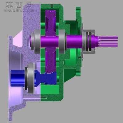 200螺旋机减速箱 3D模型
