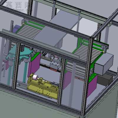 轴承E型圈一体装配机 3D模型
