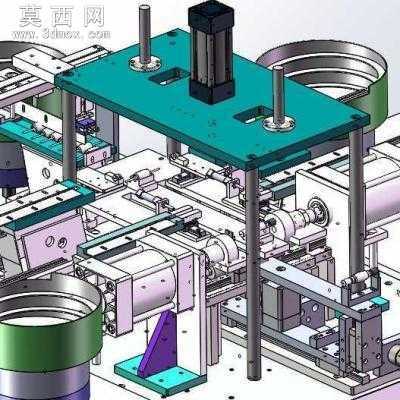 打印机轴承组装机SW设计 3D模型