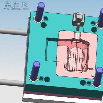 油缸抽芯 3D模型设计,