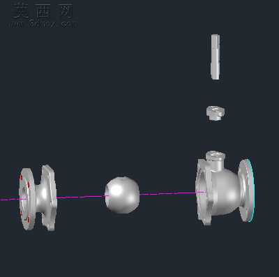 球阀模型 3D模型
