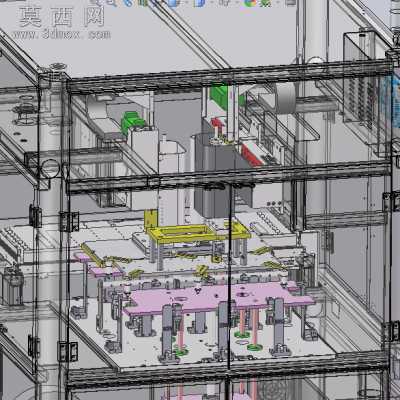 FPC自动收料机设计图纸 3D模型