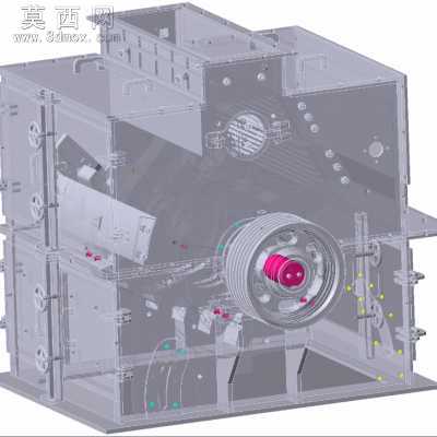 反击破碎机 3D模型