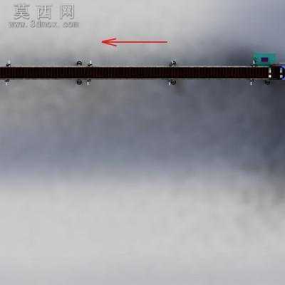 底部喷码输送流水线(某知名化妆品公司定做设备) 3D模型