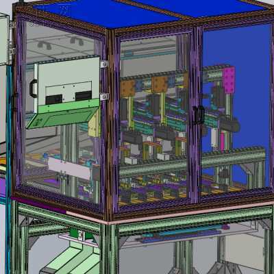 滤清盒自动组装机 3D模型
