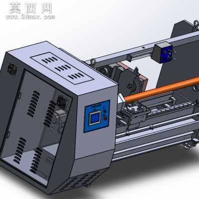 1400 自动分切机 3D模型