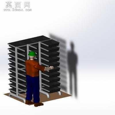 �ֹ�����ܡ�����ڷż� 3Dģ��