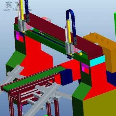 包装机外壳自动线、流水线 3D模型