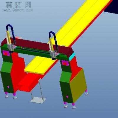 包装机外壳自动线、流水线 3D模型