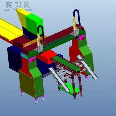 包装机外壳自动线、流水线 3D模型