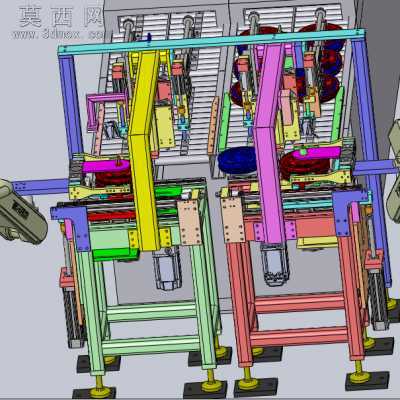 机器人电机转子装配设备 3D模型