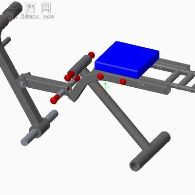 一款多功能健身器材 3D模型