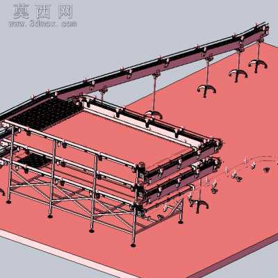 大型输送机 3D模型