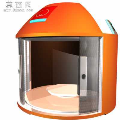 创意微波炉 3D模型