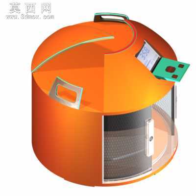 创意微波炉 3D模型