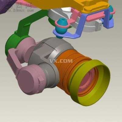 大疆航拍无人机 3D模型