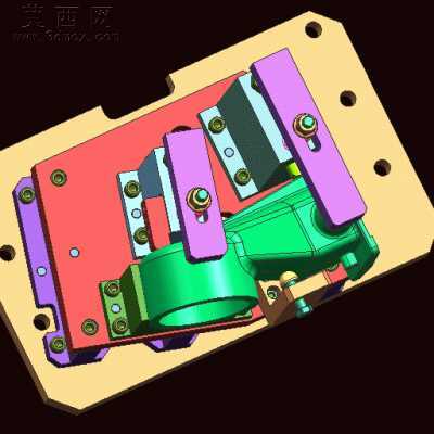 液压夹具 3D模型