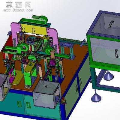 弹簧扣件自动组装机 3D模型